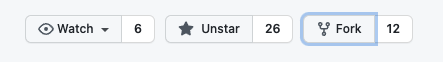 Fork button location on GitHub
